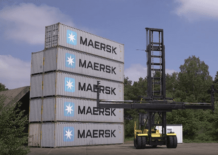 HYSTER® empty container handler demonstration video