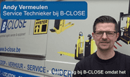 Video: Werken bij B-CLOSE – Andy Vermeulen