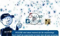 5 jaar B-CLOSE