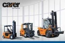 Chariots élévateurs électriques carer, de 6 à 20 T 1 Carer electrical forklift aangepast