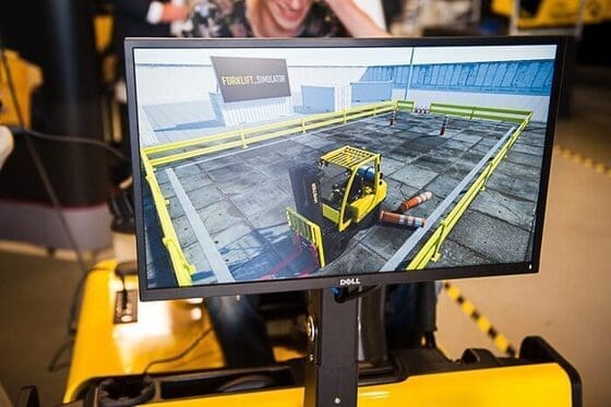 Training and forklift simulation a